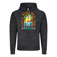 Vintage Black Life's a beach make some waves Vintage Hoodie - NancyCooperArtShop