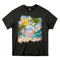 Asphalt salt water sunshine Heavy Core Tee - JahusDesignShop