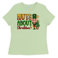 Matcha Nuts about Christmas Nutcracker Ladies Tee - NancyCooperArtShop