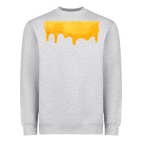 Heather Grey honeydrip fa element Heavyweight Sweatshirt - FaDigitalArtStudio