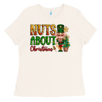 Bone Nuts about Christmas Nutcracker Ladies Tee - NancyCooperArtShop