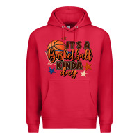 Cardinal it's a basketball kinda day Premium Hoodie - FaDigitalArtStudio