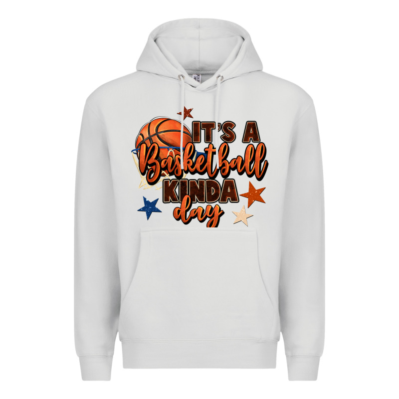 It's A Basketball Kinda Day Premium Hoodie by FaDigitalArtStudio | Teevron