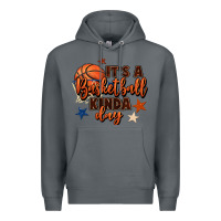 Rock it's a basketball kinda day Premium Hoodie - FaDigitalArtStudio