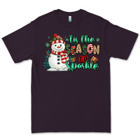 Plum tis the season to sparkle snowman Premium Tee - MaliasSmallBusiness