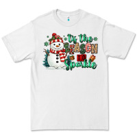 Tis The Season To Sparkle Snowman Premium Tee | Teevron