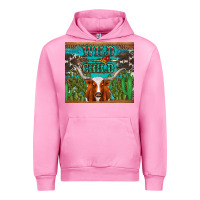 Fuchsia Pink whild child longhorn  cactus cowhide Urban Hoodie - Artiststas