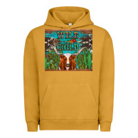 Pigment Peanut Butter whild child longhorn  cactus cowhide Urban Hoodie - Artiststas