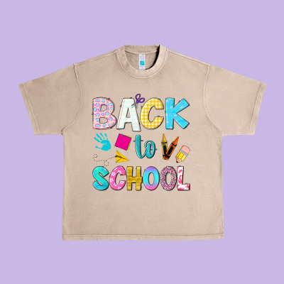 Back To School Urban Heavy Tee Designed By Nancycooperartshop
