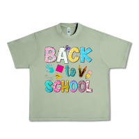 Oil Green back to school Urban Heavy Tee - NancyCooperArtShop