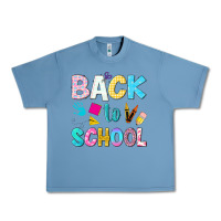 Pebble Blue back to school Urban Heavy Tee - NancyCooperArtShop
