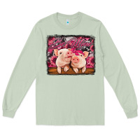 Matcha be mine valentine's day pigs Long Sleeve Tee - Jasminsmagicworld
