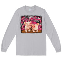 Moon Dust be mine valentine's day pigs Long Sleeve Tee - Jasminsmagicworld