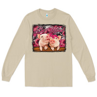 Mushroom be mine valentine's day pigs Long Sleeve Tee - Jasminsmagicworld