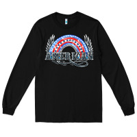 Black American rainbow Long Sleeve Tee - HowdyJamesFarm