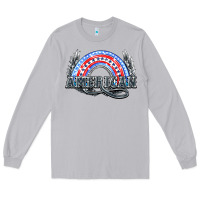 Moon Dust American rainbow Long Sleeve Tee - HowdyJamesFarm
