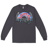 Smoke American rainbow Long Sleeve Tee - HowdyJamesFarm