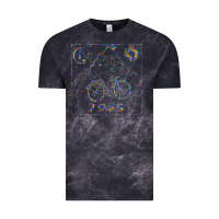 Cloud Black Bicycle Day 1943  LSD Acid Trip  Druffi gift Vintage Tee - minhPixels