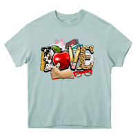 Teacher School Love Heavy Core Tee | Teevron