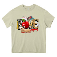 Mossy teacher school love Heavy Core Tee - NancyCooperArtShop