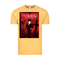 Vintage Mustard The Omen Horror Movie Vintage Tee - minhPixels