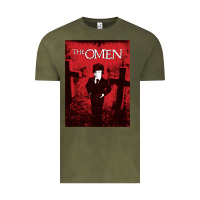 Vintage Olive The Omen Horror Movie Vintage Tee - minhPixels