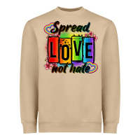 Mushroom spread love not hate Heavyweight Sweatshirt - OliviaCreatesArt