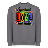 Storm spread love not hate Heavyweight Sweatshirt - OliviaCreatesArt