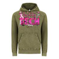 Vintage Olive Breast Cancer Facility Tech Vintage Hoodie - texasbilliewilder
