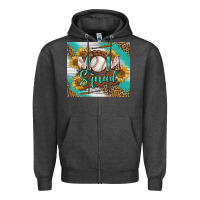Charcoal Heather baseball mom squad tumbler Zipper Hoodie - BundleAndBundleShop