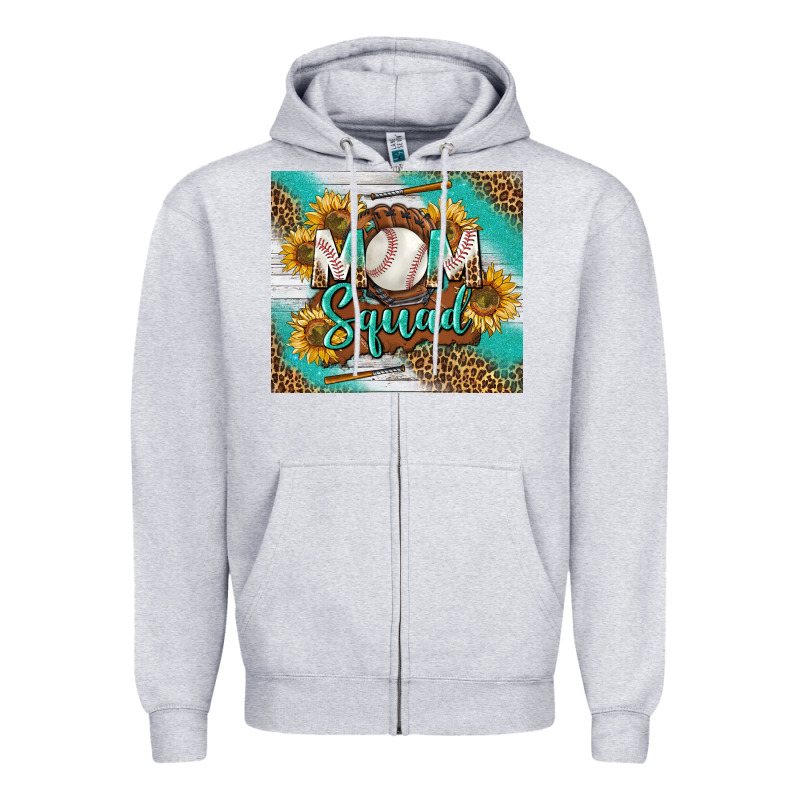 Baseball Mom Squad Tumbler Zipper Hoodie by BundleAndBundleShop | Teevron
