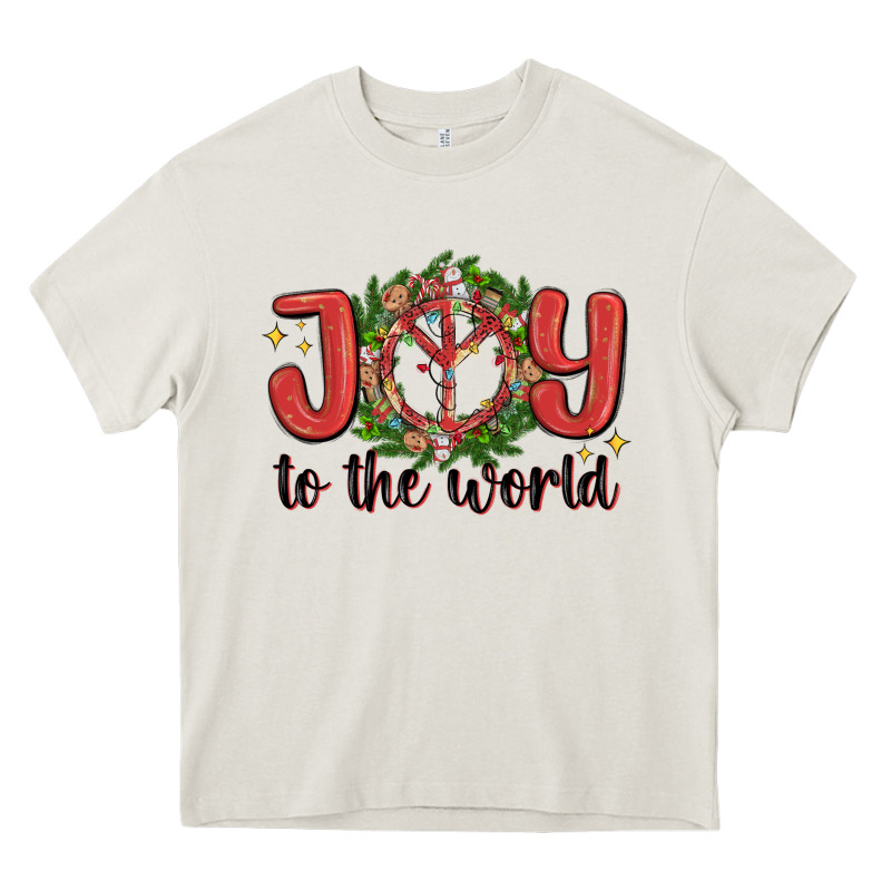 Joy To The World Heavy Core Tee by MaliasSmallBusiness | Teevron