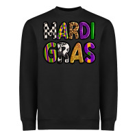 Black mardi gras copy Heavyweight Sweatshirt - OliviaCreatesArt