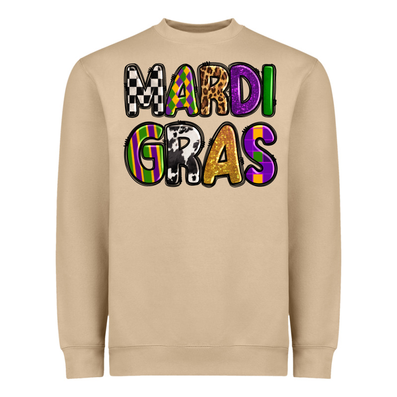Mardi Gras Copy Heavyweight Sweatshirt by OliviaCreatesArt | Teevron