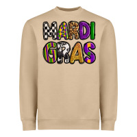 Mushroom mardi gras copy Heavyweight Sweatshirt - OliviaCreatesArt