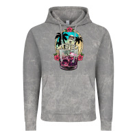 Cloud Rock summer skeleton cocktail Vintage Hoodie - NancyCooperArtShop