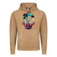 Vintage Camel summer skeleton cocktail Vintage Hoodie - NancyCooperArtShop