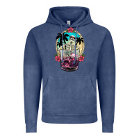 Vintage Denim summer skeleton cocktail Vintage Hoodie - NancyCooperArtShop