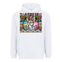 White easter Heavyweight Hoodie - CowhideDigitalArt