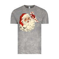 Cloud Rock santa vintage face Vintage Tee - minhPixels