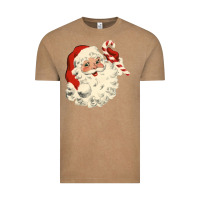 Vintage Coffee santa vintage face Vintage Tee - minhPixels