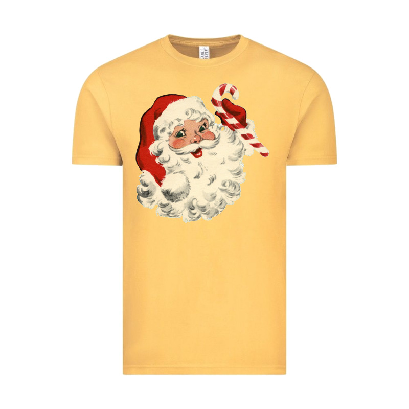 Santa Vintage Face Vintage Tee by minhPixels | Teevron
