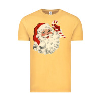 Vintage Mustard santa vintage face Vintage Tee - minhPixels