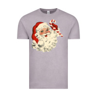 Vintage Zinc santa vintage face Vintage Tee - minhPixels