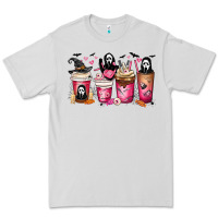 Dove Grey Scream Coffee Cups Premium Tee - MaliasSmallBusiness