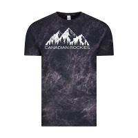 Cloud Black Canadian Rockies Gift Canada Rocky Mountains Souvenir Vintage Tee - minhPixels