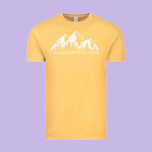 Canadian Rockies Gift Canada Rocky Mountains Souvenir Vintage Tee Designed By Minhpixels