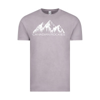 Vintage Zinc Canadian Rockies Gift Canada Rocky Mountains Souvenir Vintage Tee - minhPixels