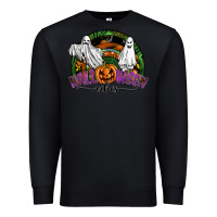Black halloween vibes Premium Sweatshirt - SublimationCraftShop