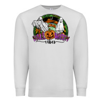 Dove Grey halloween vibes Premium Sweatshirt - SublimationCraftShop